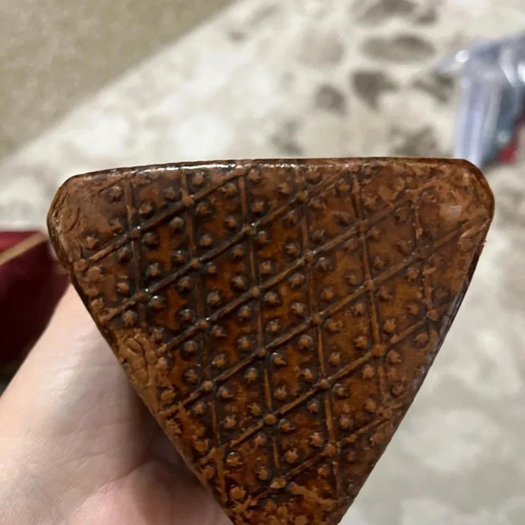 Leather Face Decanter Bottle El Quijote De La Mancha 13” High - Picture 13 of 13